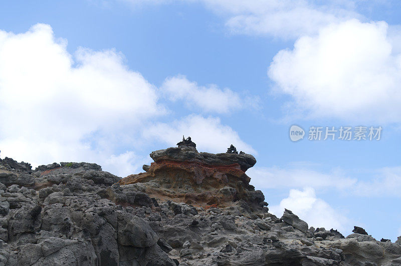 夏威夷毛伊岛的纳卡莱莱吹洞