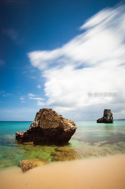 岩滩岛长暴露