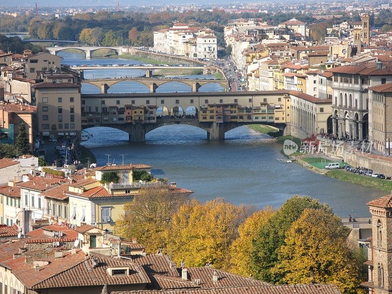 老桥，佛罗伦萨，托斯卡纳，意大利