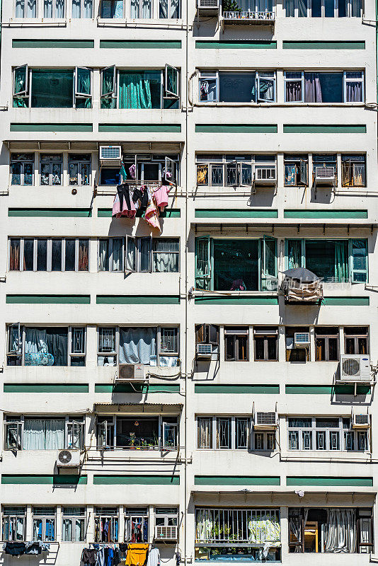 香港九龙半岛大角咀的住宅大厦