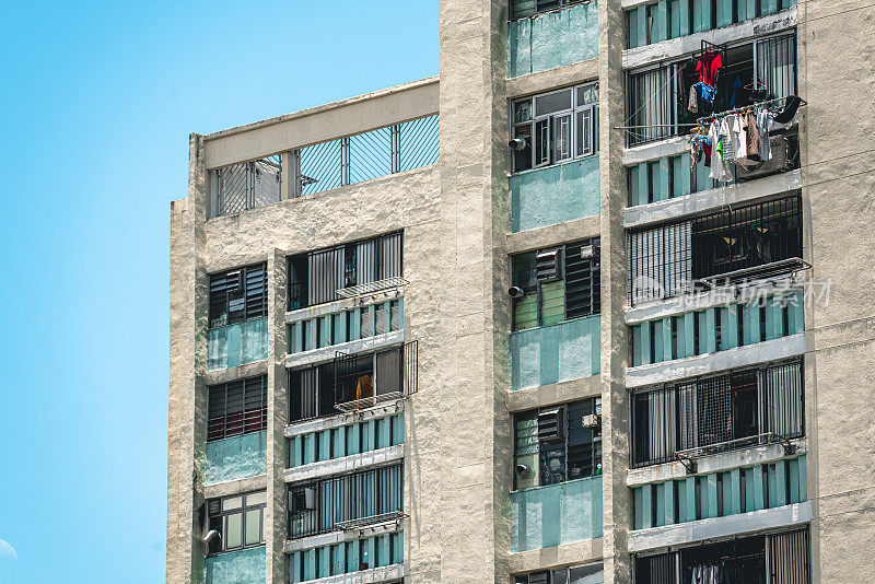 建筑立面在香港，住宅地产