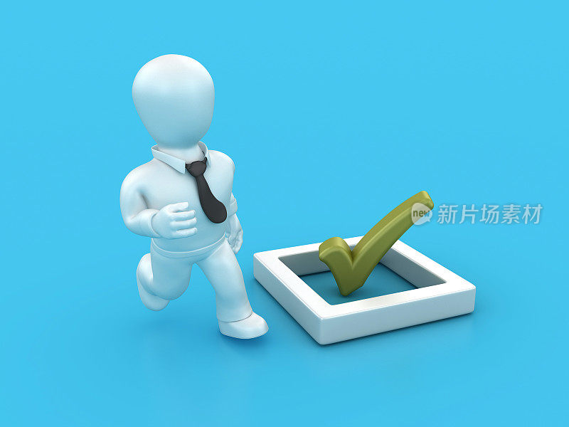 3D检查标记与业务字符运行