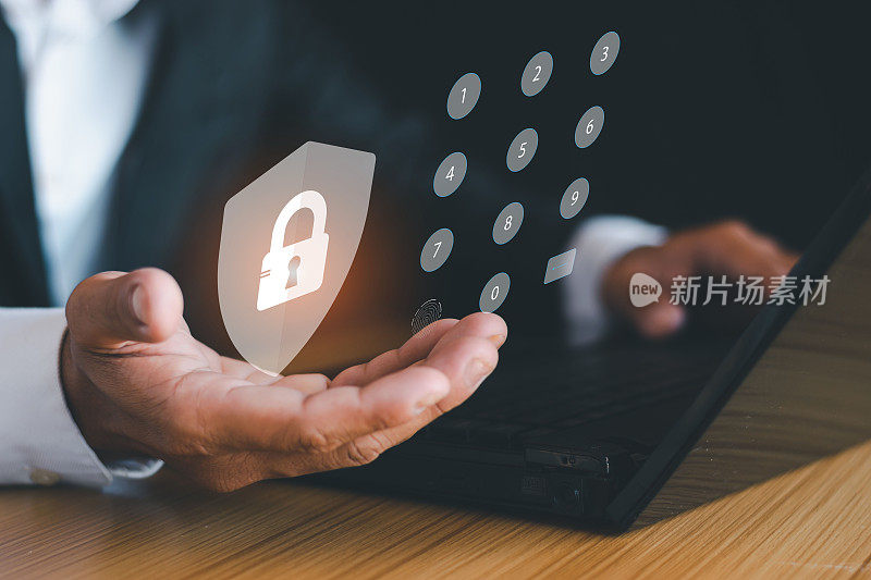 商家纷纷指出网络安全的锁定图标和隐私概念，以保护网络安全技术信息。泰国皇家大使馆