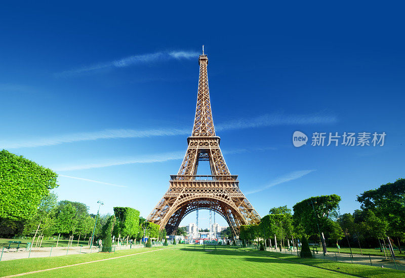 埃菲尔铁塔,巴黎。法国。