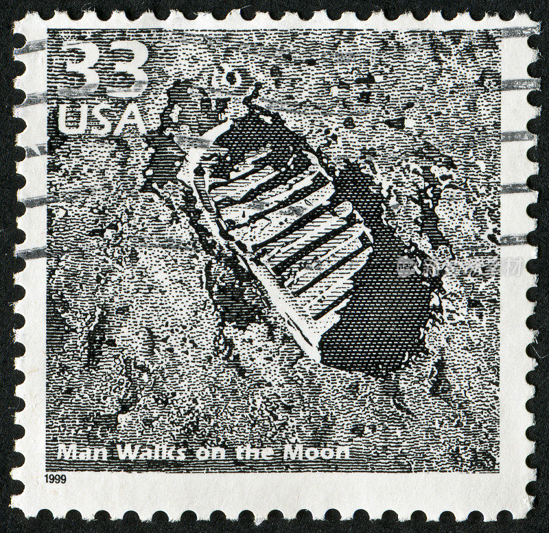 “人类在月球上行走”邮票