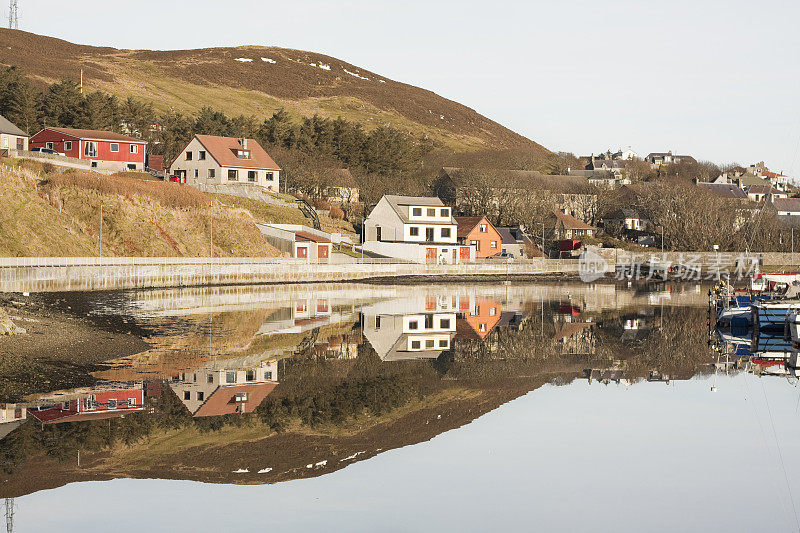 Scalloway,设得兰群岛