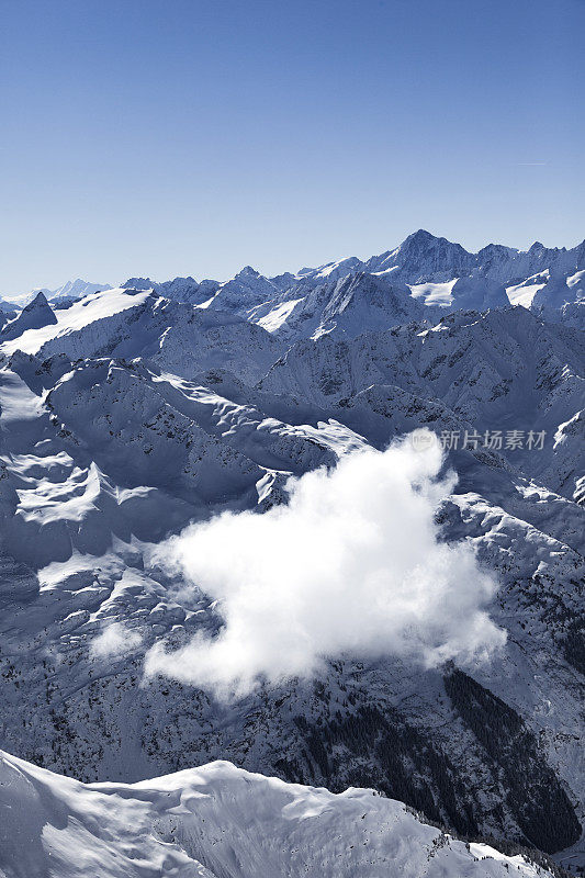 九号云飞越瑞士阿尔卑斯山