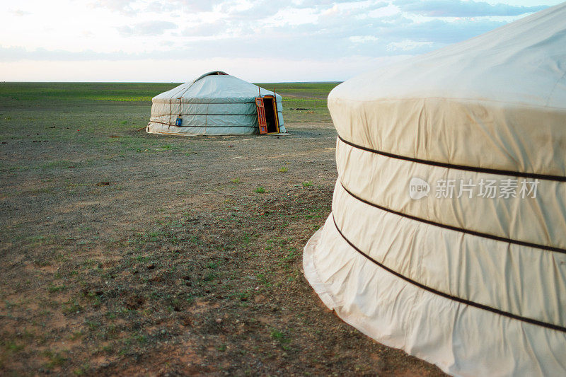 传统的蒙古帐篷