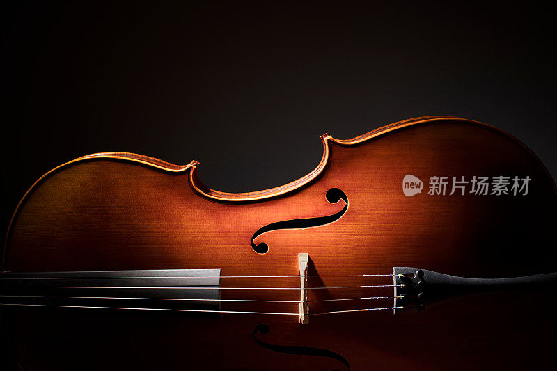 大提琴轮廓