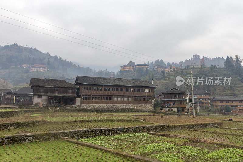 中国龙胜梯田村