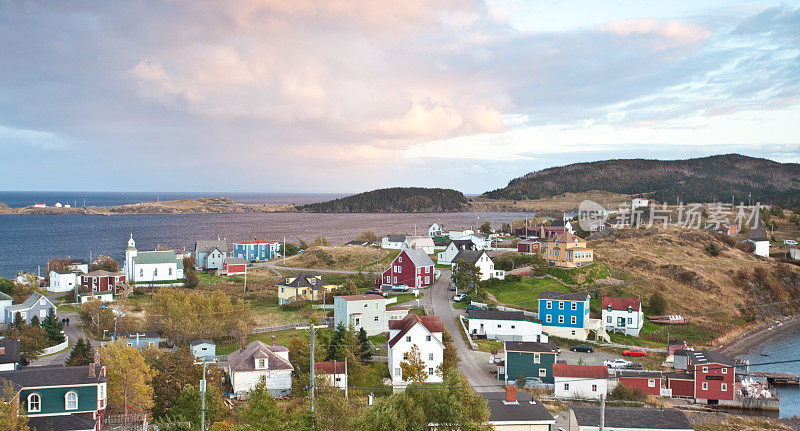 纽芬兰的一个渔村