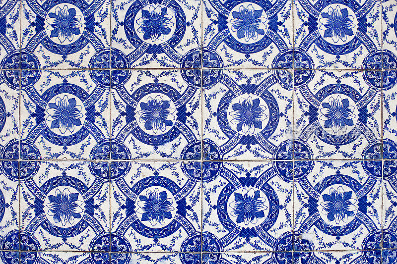 Azulejos，旧里斯本瓷砖