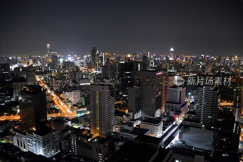 曼谷夜景，泰国