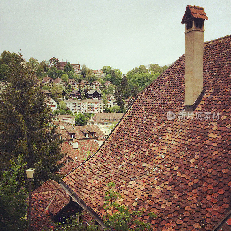 瑞士伯尔尼屋顶