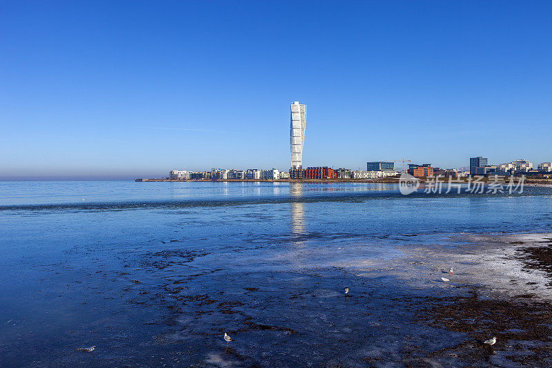 马尔默市海岸全景