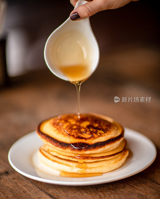 煎饼蜂蜜