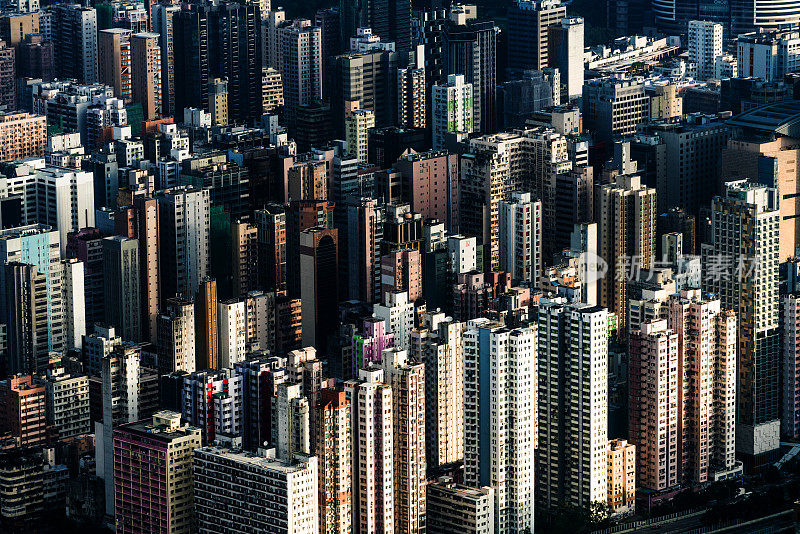 香港九龙城天际线