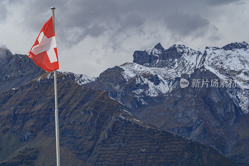 瑞士国旗，瑞士apls背景