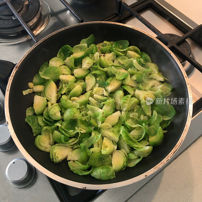 布鲁塞尔豆芽炒