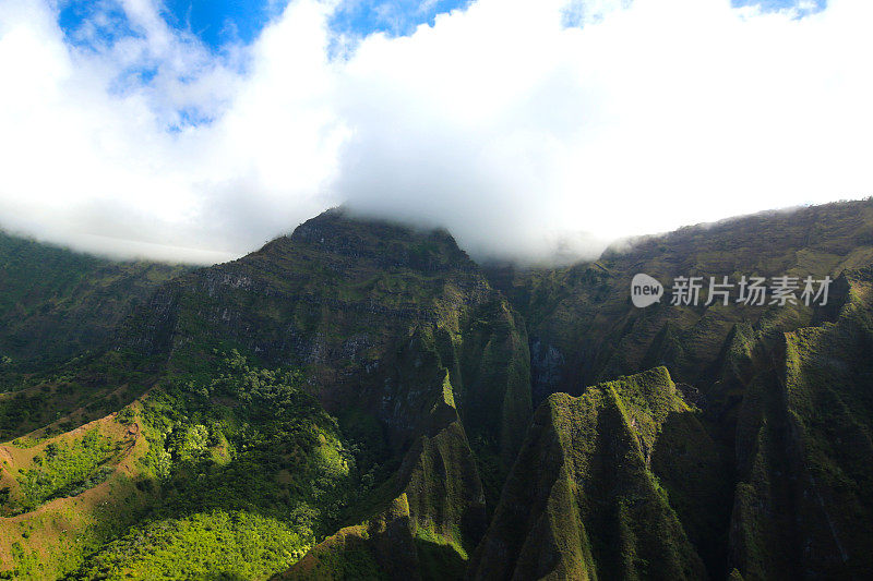 考艾岛山