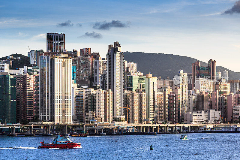 香港的公寓大楼