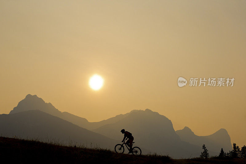 森林火焰山自行车骑行