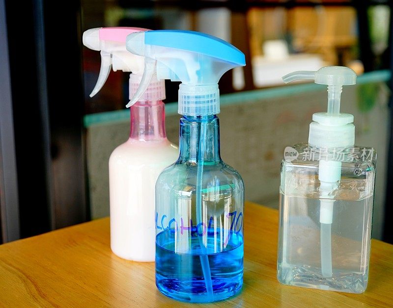 酒精凝胶70%用于洗手液，酒精和杀菌剂用于预防细菌保护冠状病毒19