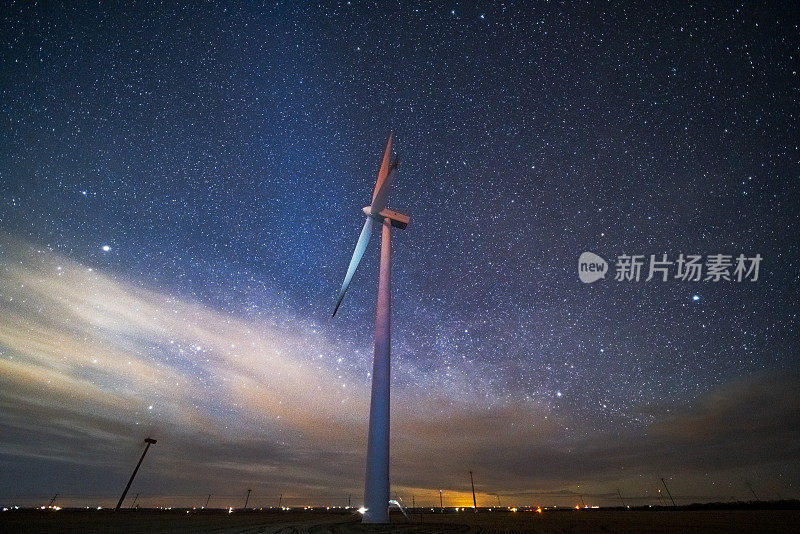 夜间风力发电机