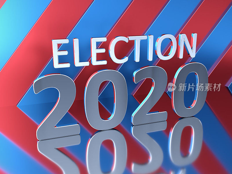 美国2020年总统大选的概念