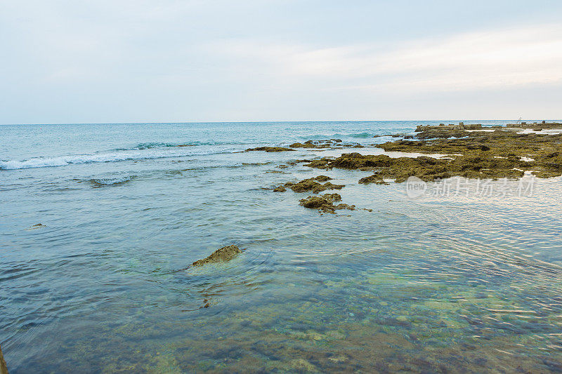 美丽的海景，伊斯特拉，克罗地亚海岸