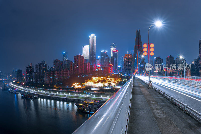 重庆河滨夜景