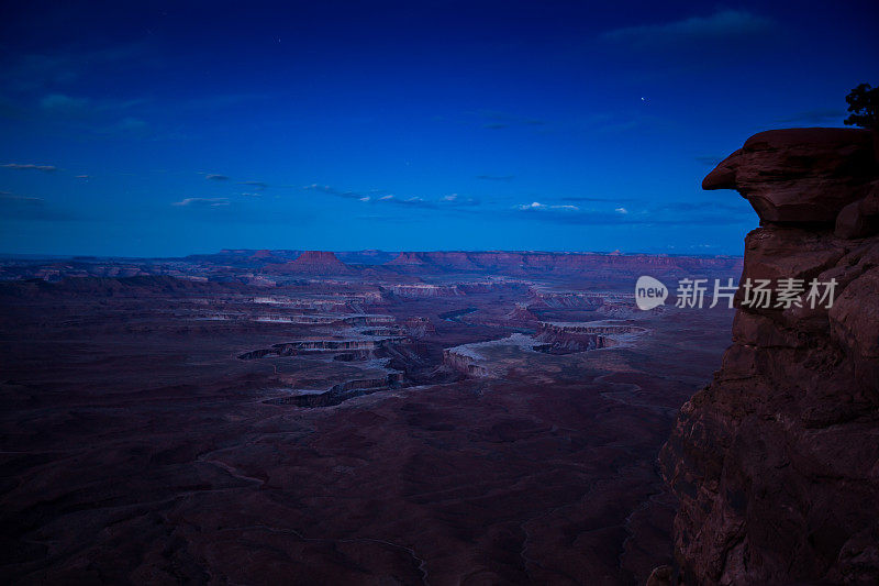 峡谷地国家公园的夜晚