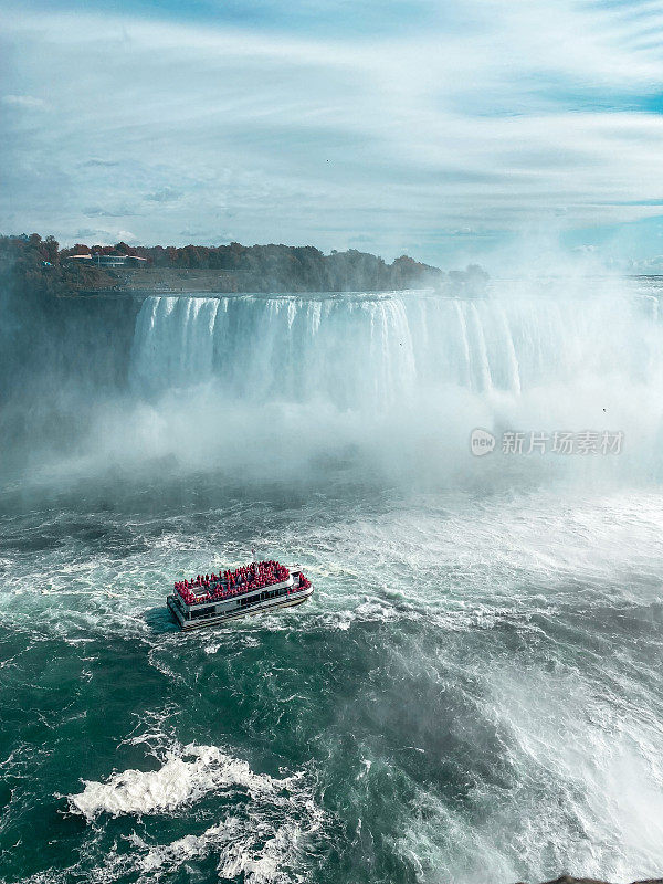 尼亚加拉瀑布，加拿大。2022年10月