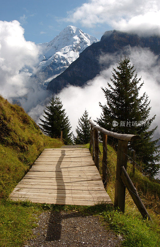 瑞士阿尔卑斯山徒步旅行路线