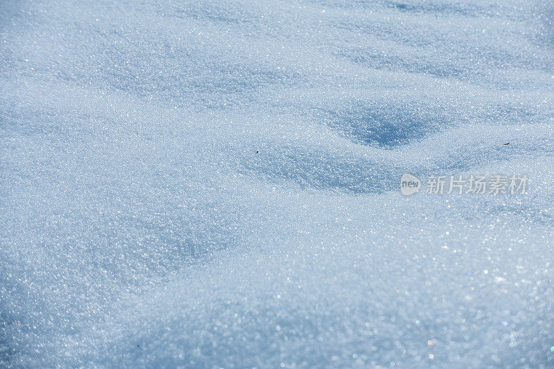 雪表面的抽象纹理