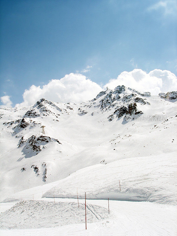 高山景观与滑雪胜地