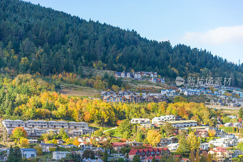 昆斯敦南岛法玛斯的全景