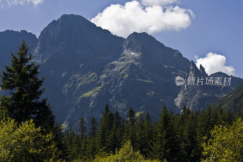 高Tatra山上