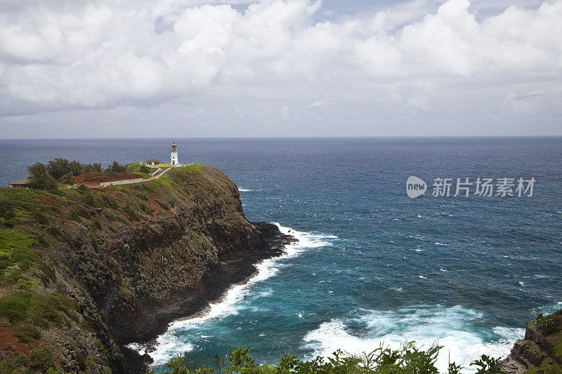 夏威夷考艾岛的基拉韦厄灯塔