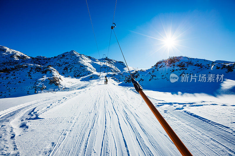 冬季滑雪胜地