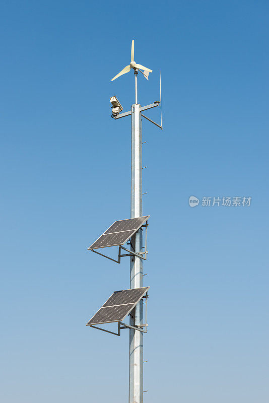 风力发电太阳能安全摄像头