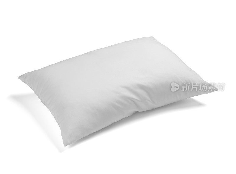 白色枕头被褥睡眠