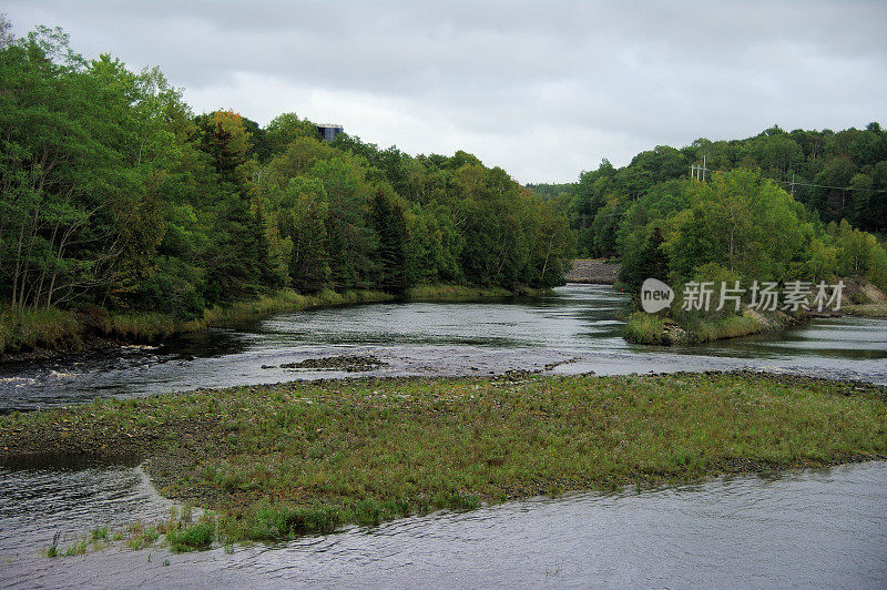 西西布河，韦茅斯，新斯科舍省的风景