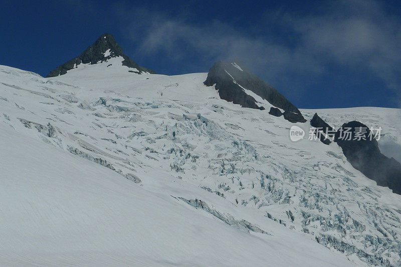 舒克山山顶金字塔的硫化物冰川