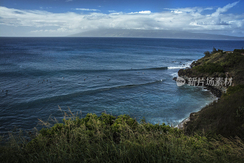 毛伊岛夏威夷海洋悬崖景观