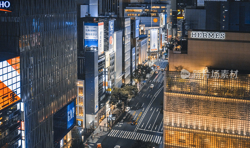 东京银座之夜