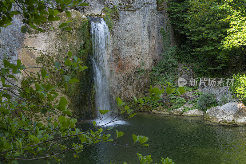 土耳其，卡斯塔莫努，球形山脉，伊利卡瀑布