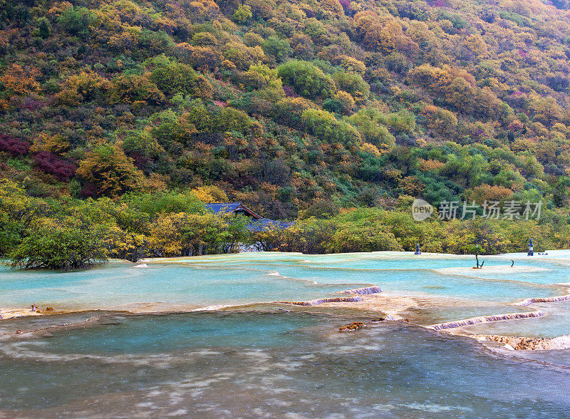 九寨沟国家公园的自然美景