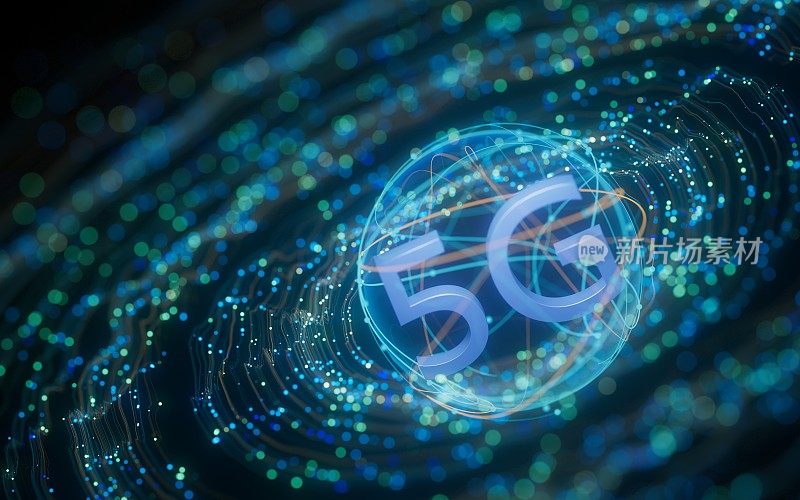 5G，第5代，移动网络数据技术，全球通信，速度