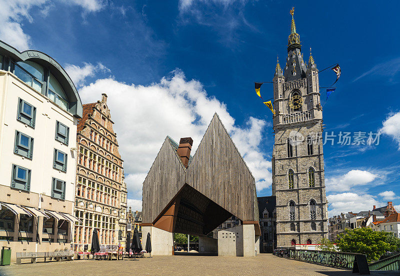 比利时根特城市馆(Stadshal)和钟楼